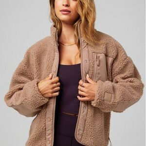 Fabletics Tahoe teddy jacket